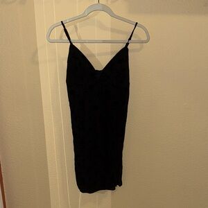 Motel Rocks Black Strappy Dress